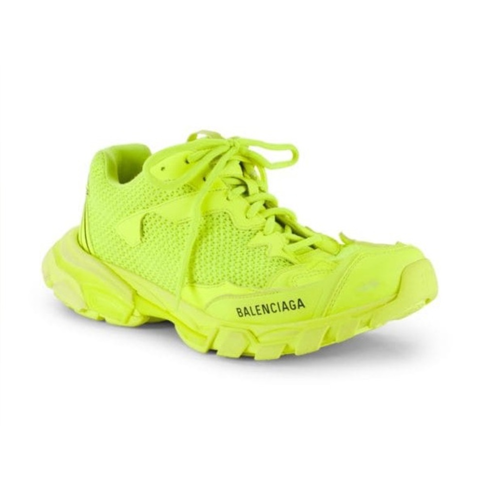 Balenciaga Track .3 Sneakers Fluo Yellow & Black Womens 38 $950